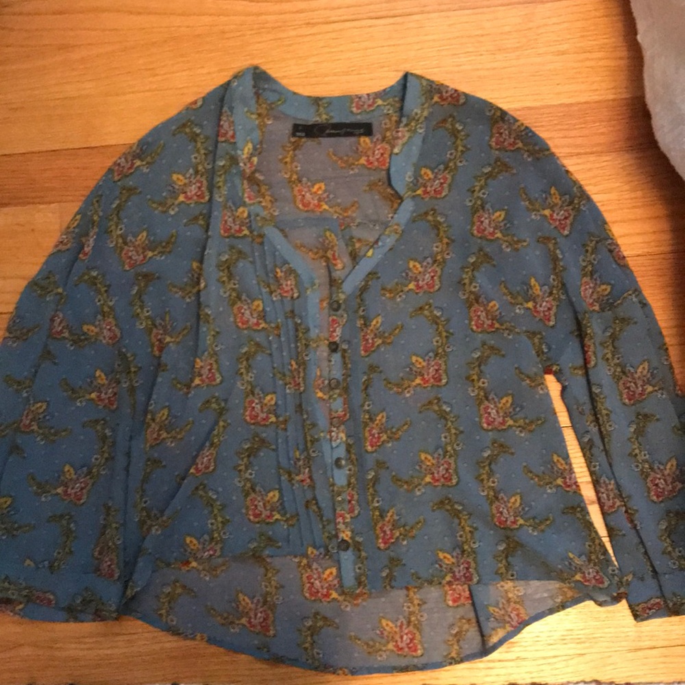Long sleeve blouse